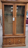 DOUBLE GLASS FRONT GUN CABINET