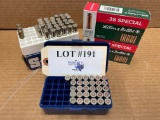LOT OF .38 SPECIAL AMMO