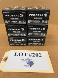 6 BOXES  FEDERAL 40 S&W AMMO