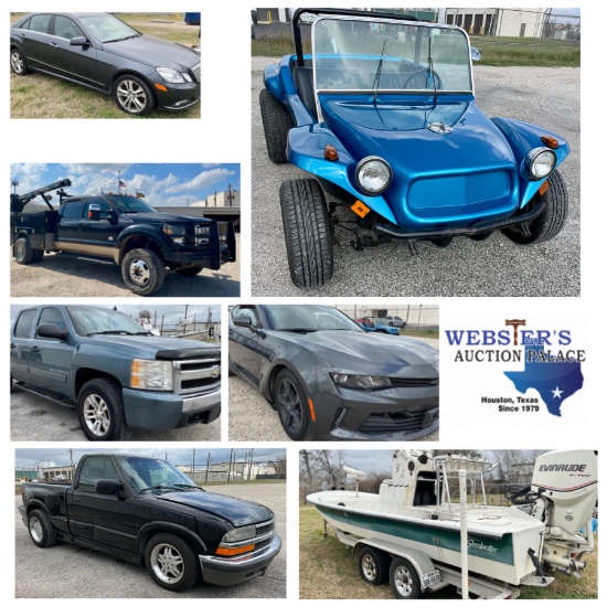 BANKRUPTCY & RECEIVERSHIP VEHICLES, BOAT & MORE