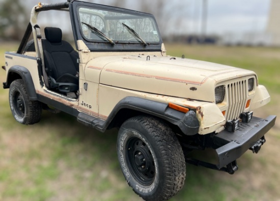 1990 JEEP WRANGLER | Cars & Vehicles Cars SUV's | Online Auctions | Proxibid