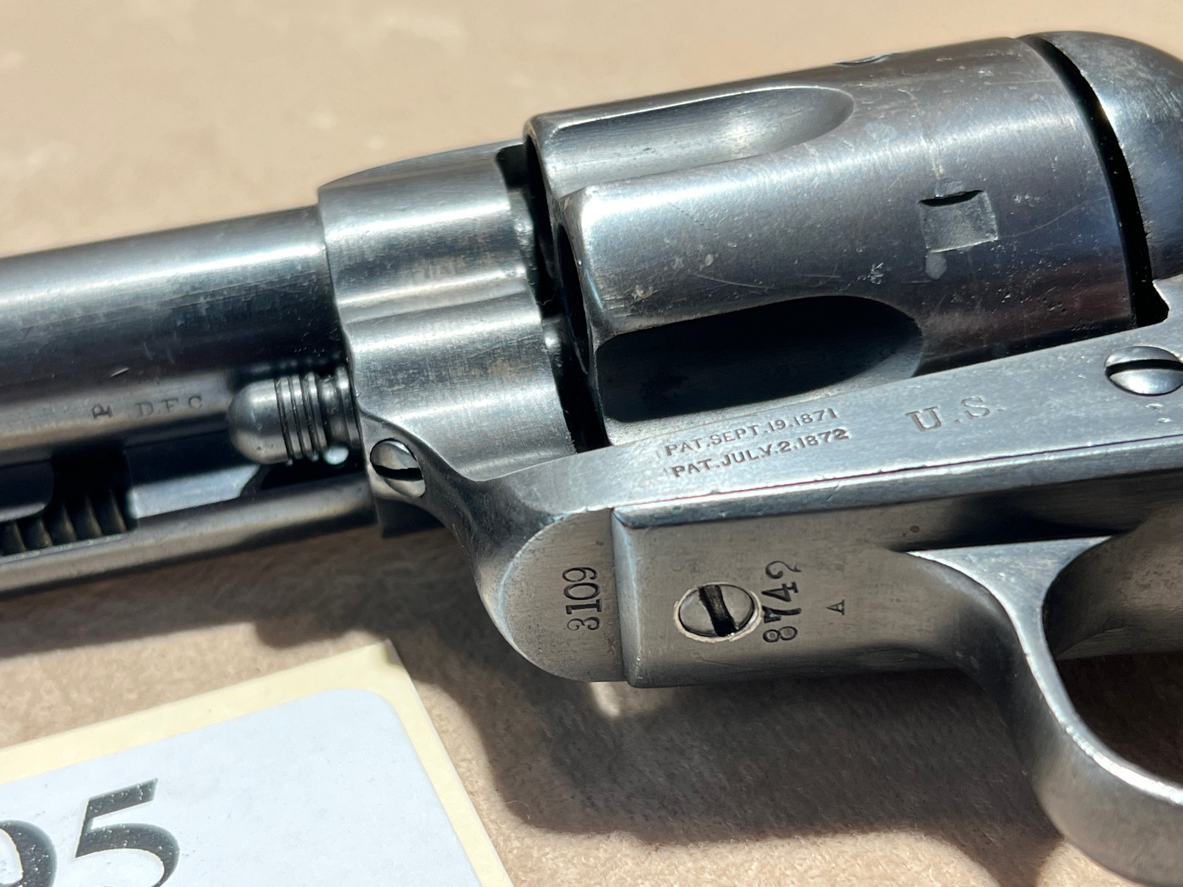 COLT 1873 SINGLE ACTION ARMY US MARKED .45 COLT | Proxibid