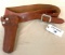 WESTERN STYLE HOLSTER AND BELT