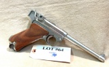 STOEGER AMERICAN EAGLE LUGER 9MM NAVY STAINLESS PISTOL