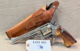 SMITH AND WESSON MODEL 29-2 .44 MAGNUM NICKEL REVOLVER