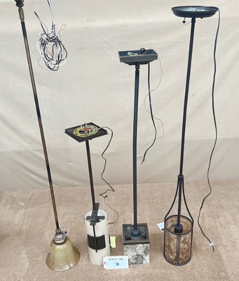 LOT OF 4 PENDANT LIGHTS