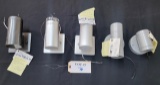 LOT OF 5 INDOOR OUTDOOR LED WALL SCONCES