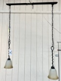 DUAL HANGING LIGHT FIXTURE