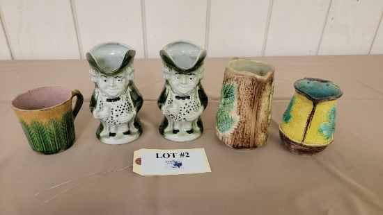 LOT OF 5PC POTTERY