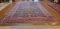 ANTIQUE SIGNATURE PERSIAN MASHAD PALACE RUG 11'2