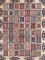 HAND KNOTTED AFGHANISTAN ZIEGLER WOOL RUG 9' X 11'6