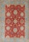 HAND KNOTTED AFGHANISTAN ZIEGLER WOOL RUG 6' X 8'10