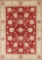 HAND KNOTTED AFGHANISTAN ZIEGLER WOOL RUG 4'11