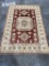 HAND KNOTTED AFGHANISTAN KAZAK WOOL RUG 5'6