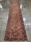 HAND KNOTTED ANTIQUE PERSIAN KARAJA HERIZ WOOL RUG 3'4