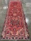 HAND KNOTTED PERSIAN HAMADAN WOOL RUG 3'7
