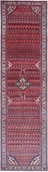 HAMADAN RUG 3'5" X 13'4"