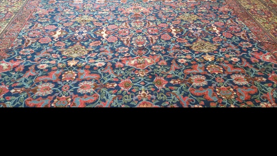 ANTIQUE TAZAD PALACE RUG 12'2" X 18'7"