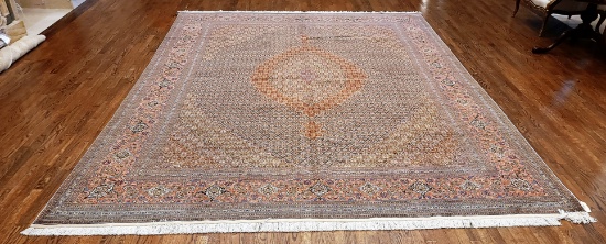 PERSIAN TABRIZ PALACE RUG 9'9" X 13'2"