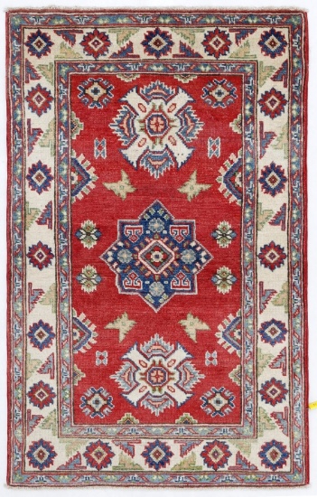 AFZALI KAZAK RUG 2'7" X 4'2"
