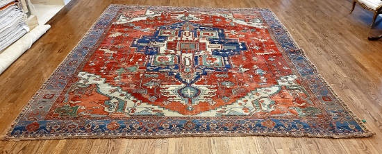 ANTIQUE SERATI PALACE RUG 10'6" X 12'4"