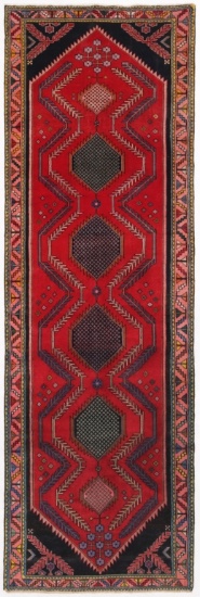 HAMADAN RUG 3'10" X 11'10"