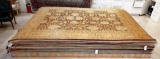 VINTAGE INDIAN WOOL RUG 9'11