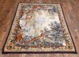 HAND MADE WOOL AND SILK TAPESTRY 4'0