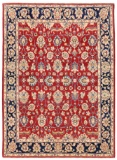 HAND KNOTTED AFGHANISTAN ZIEGLER WOOL RUG 8'10