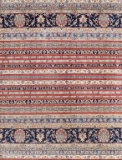 HAND KNOTTED AFGHANISTAN ZIEGLER WOOL RUG 8' X 10'