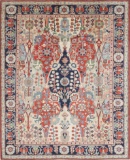 HAND KNOTTED AFGHANISTAN ZIEGLER WOOL RUG 8'2