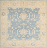 HAND KNOTTED AFGHANISTAN ZIEGLER WOOL RUG 7'9
