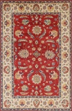 HAND KNOTTED AFGHANISTAN ZIEGLER WOOL RUG 6'6