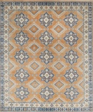 HAND KNOTTED AFGHANISTAN ZIEGLER WOOL RUG 8'8