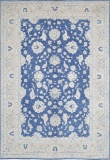HAND KNOTTED AFGHANISTAN OUSHAK WOOL RUG 10'X14'9''