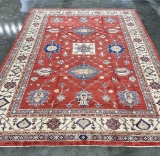 AFZALI KAZAK WOOL RUG 9'2