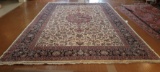 ANTIQUE PERSIAN MASHAD PALACE RUG 10'9