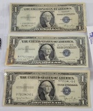 3 - 1935 $1 SILVER CERTIFICATES