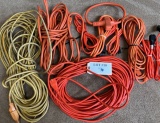 LOT OF EXTENSION CORDS