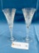PAIR OF WATERFORD CRYSTAL MILLENNIUM FLUTES