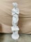 CONCRETE STATUE ON PEDESTAL