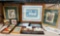 LOT OF FRAMED PRINTS AND SIGNS