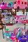 LOT LOT OF BARBIE ITEMS - RVS, PLANE, HELICOPTER, SUV AND MORE