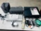 LOT OF ELECTRONICS - DVD, VHS, AMP, PHONES