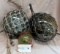 LOT OF 3 GLASS JAPANESE BUOYS