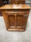 ANTIQUE WHITE CLAD OAK ICE BOX