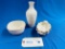 3PC LENOX VASE AND BOWLS