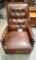LEATHER RECLINING CHAIR