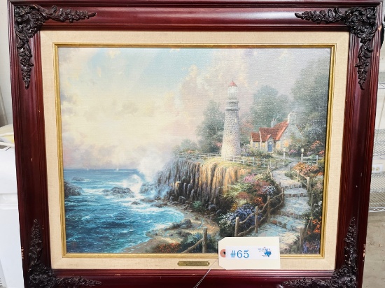 FRAMED "THE LIGHT OF PEACE" BY THOMAS KINKADE