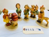 5PC HUMMEL FIGURINES